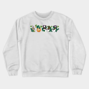 Lucky Irish Gnomes Lover Funny St Patricks Day Crewneck Sweatshirt